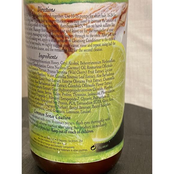 Wen by Chaz Dean Cleansing Conditioner 16oz SEALED Summer Coconut Lime Verbena - Picture 9 of 9